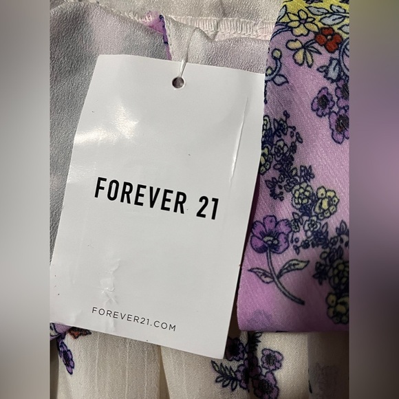 NWT Gorgeous Forever 21 Rope Straps Open Back Boho Maxi Ruffle Layered Small - Picture 9 of 11